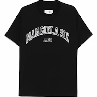 Order MM6 Maison Margiela 男裝黑色Logo印花寬鬆T恤 SS25 SH0GC0046S24312-900