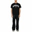 Lookbook MM6 Maison Margiela SS25 Logo Print Oversized Black T-Shirt for Men. SH0GC0046S24312-900