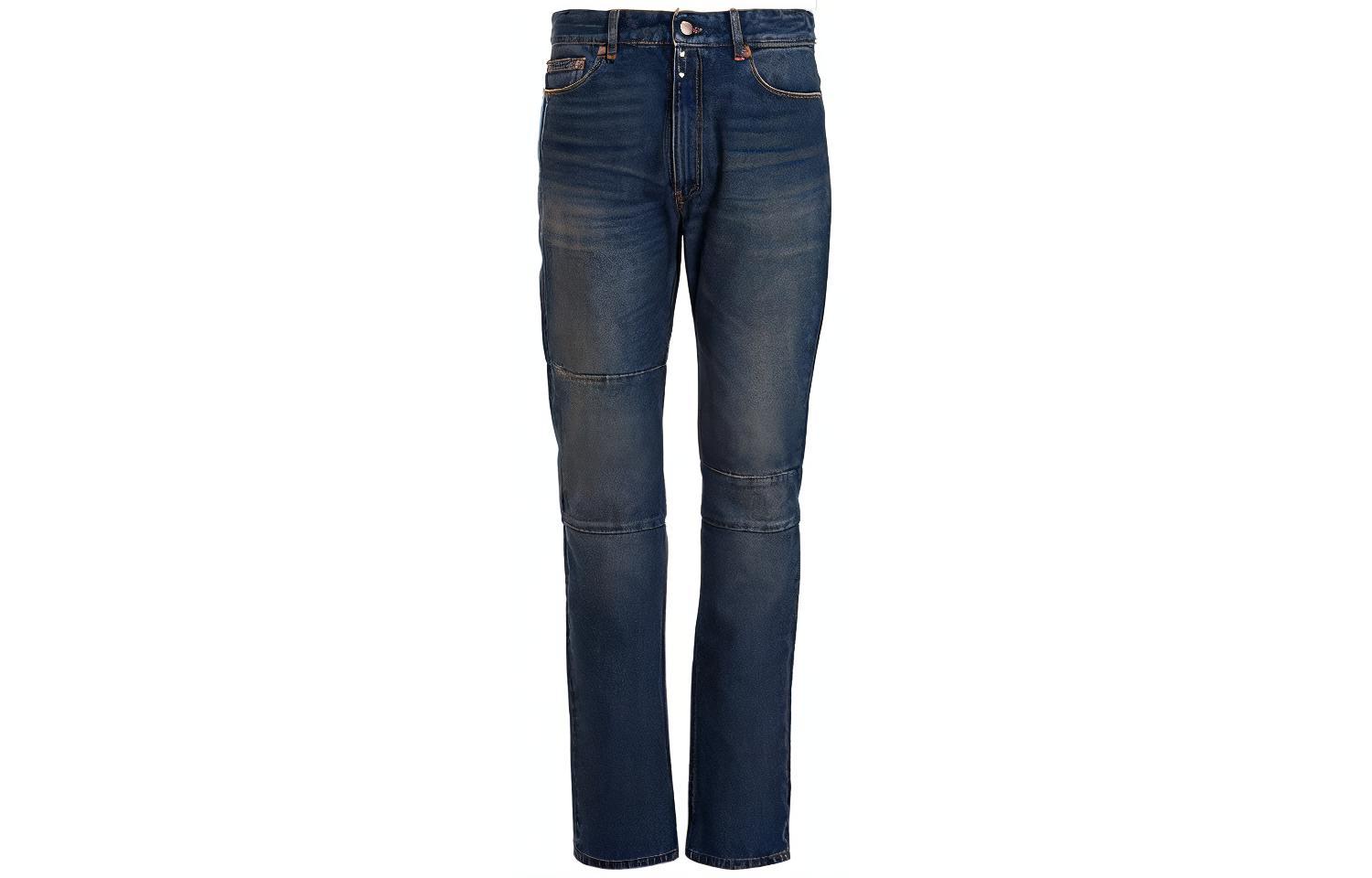 MM6 Maison Margiela Washed Relaxed Straight Jeans Men’s Blue. S62LB0094S30589-971