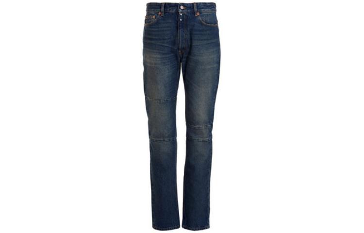 Order MM6 Maison Margiela Washed Relaxed Straight Jeans Men’s Blue. S62LB0094S30589-971