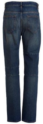 MM6 Maison Margiela Washed Relaxed Straight Jeans Men’s Blue. S62LB0094S30589-971 Lookbook MM6 Maison Margiela Washed Relaxed Straight Jeans Men’s Blue. S62LB0094S30589-971
