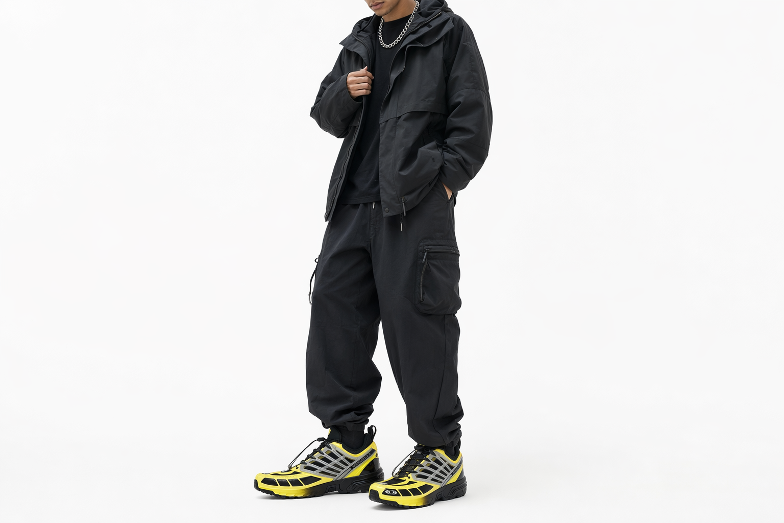 Order MM6 Maison Margiela x Salomon ACS Pro Advanced ''黑色炫目黃'' L49112400/S59WS0214-P6163-HB006