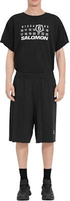 MM6 Maison Margiela x Salomon FW24 Black Casual Shorts with Elastic Waist. SH0MU0017M35417900 Shop MM6 Maison Margiela x Salomon FW24 Black Casual Shorts with Elastic Waist. SH0MU0017M35417900