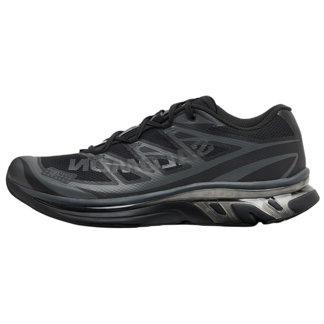 MM6 Maison Margiela x Salomon Low-Top Lace-Up Casual Shoes Black/Dark Grey Men SH1WS0020P6303HB422