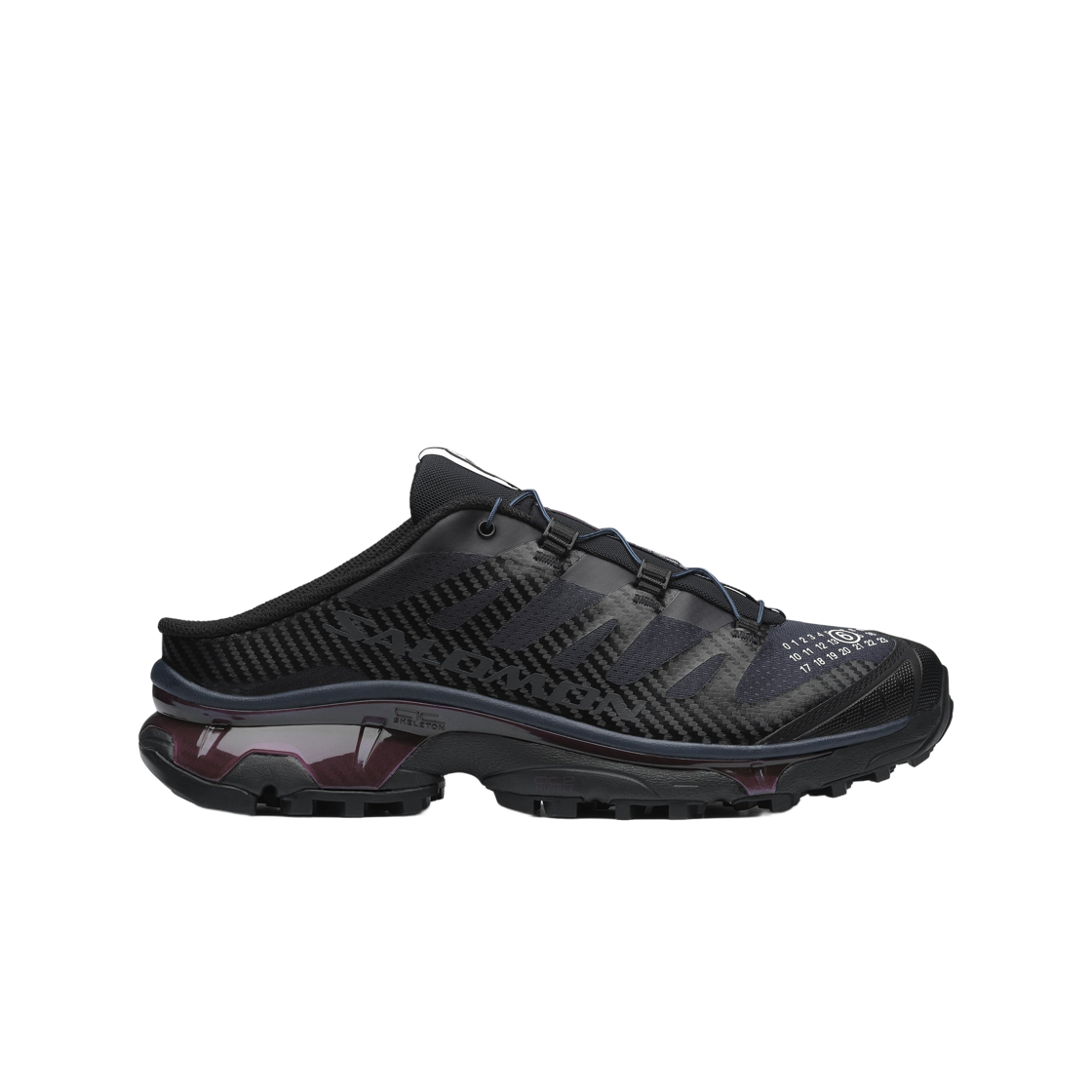 MM6 Maison Margiela x Salomon XT-4 Mule 'Black Hunkle Berry Violet' L49201100/SH1WS0017-P8163-HB424/S59WS0240-P8163N-HB424