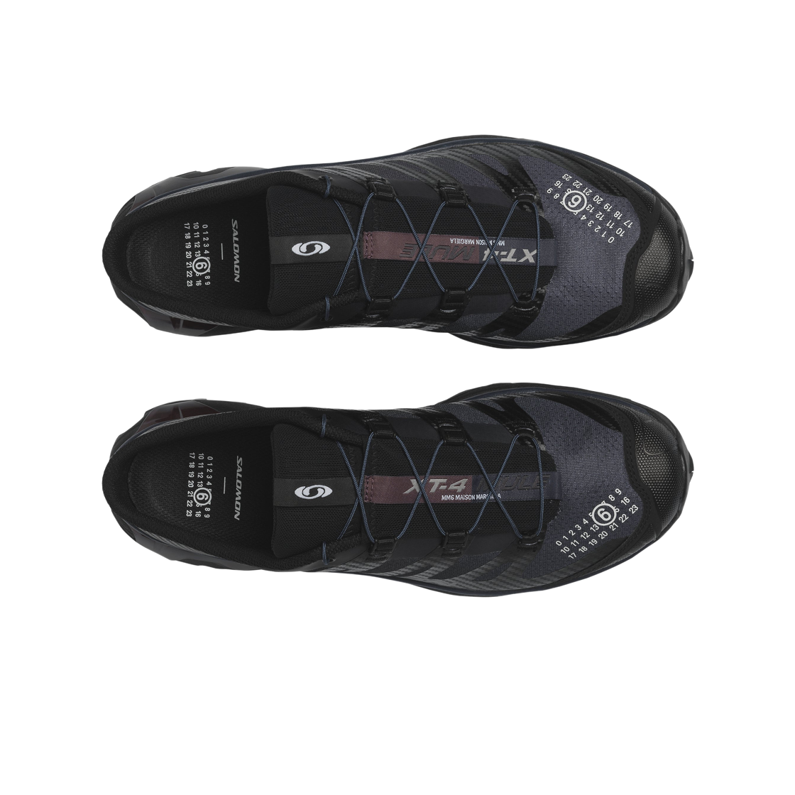 Lookbook MM6 Maison Margiela x Salomon XT-4 Mule 黑色赫克貝利紫 L49201100/SH1WS0017-P8163-HB424/S59WS0240-P8163N-HB424