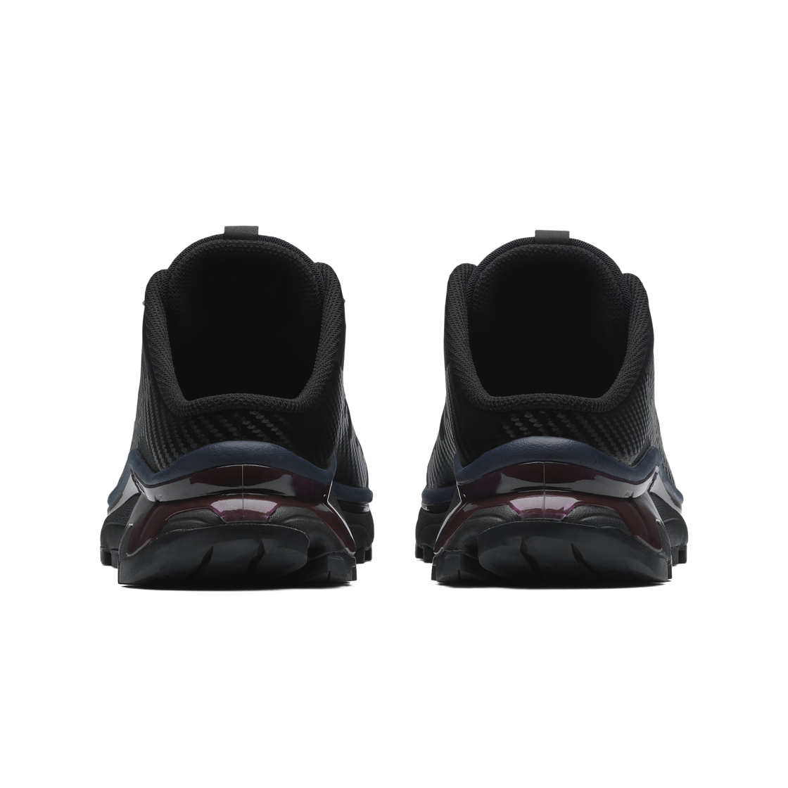 Shop MM6 Maison Margiela x Salomon XT-4 Mule 黑色赫克貝利紫 L49201100/SH1WS0017-P8163-HB424/S59WS0240-P8163N-HB424