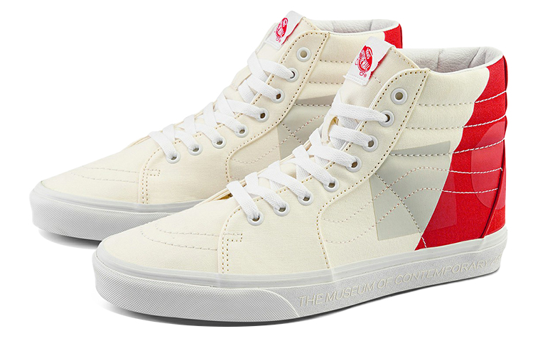 Shop MOCA x Vans Sk8-Hi ''Logo Marshmallow'' Sneakers VN0A5KRHA56