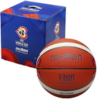 Molten 7 Basketball PU Indoor Outdoor FIBA World Cup Edition Red White B7G3800-1-M3P Molten 7 Basketball PU Indoor Outdoor FIBA World Cup Edition Red White B7G3800-1-M3P