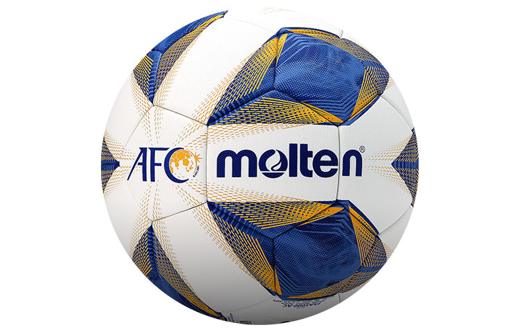 Molten FIFA Approved AFC Champions League Match Ball Size 5 Blue White. F5A5000-AC