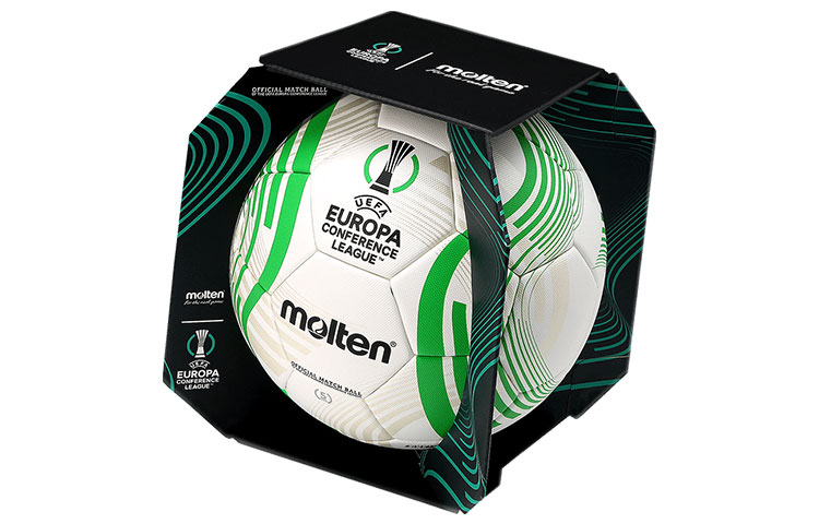 Molten FIFA Certified Official UEFA Europa Conference League Soccer Ball Size 5. F5C5000