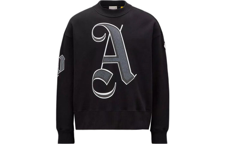 Moncler × PALM ANGELS Logo Print Crewneck Sweatshirt Unisex H209L8G00006M2513999