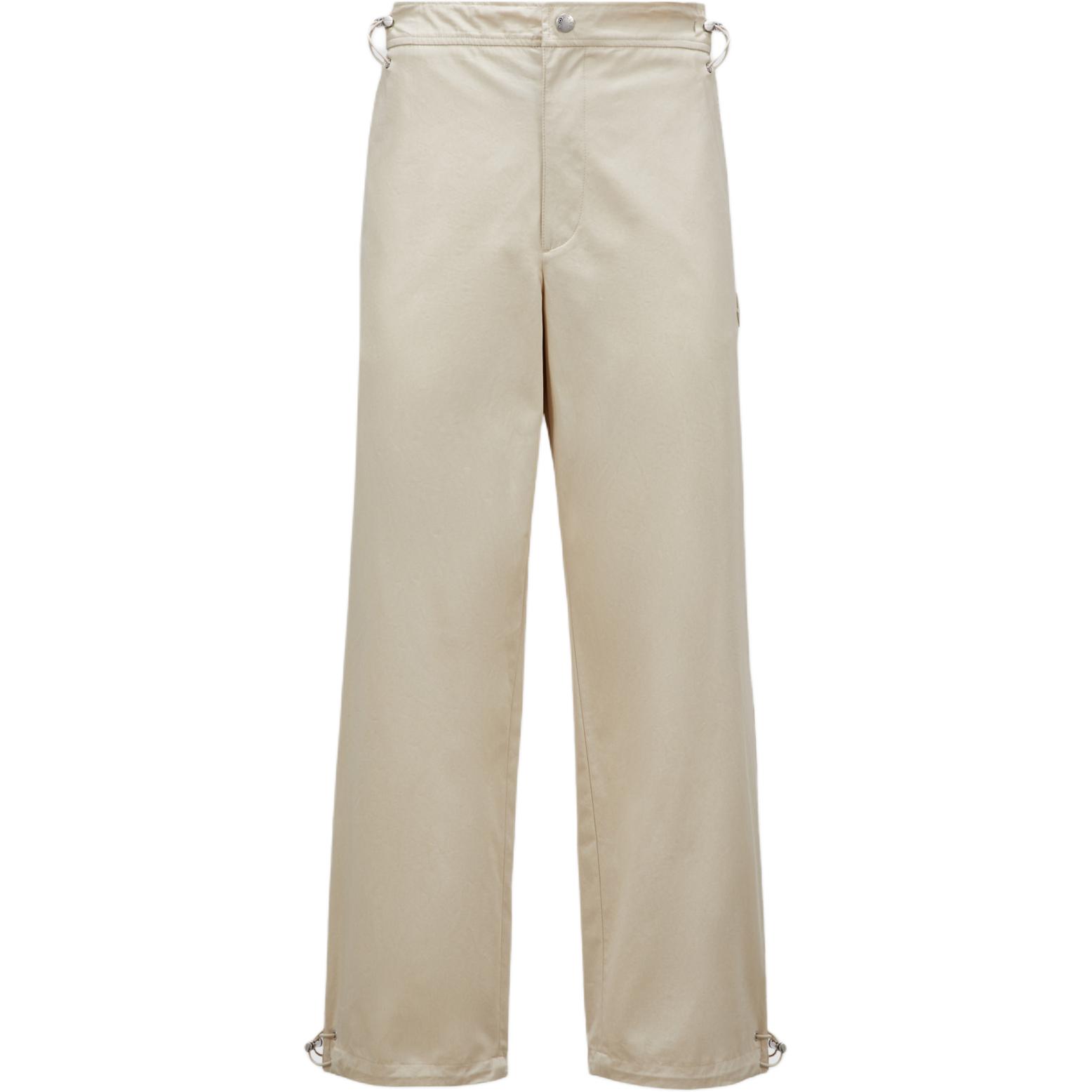 Moncler  Beige Casual Pants with Zipper Closure - Simple and Comfortable. J20912A00004596WT20N