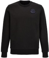 Moncler Black Colorblock Logo Print Crewneck Long Sleeve Sweatshirt 8G00067809KX999 Moncler Black Colorblock Logo Print Crewneck Long Sleeve Sweatshirt 8G00067809KX999