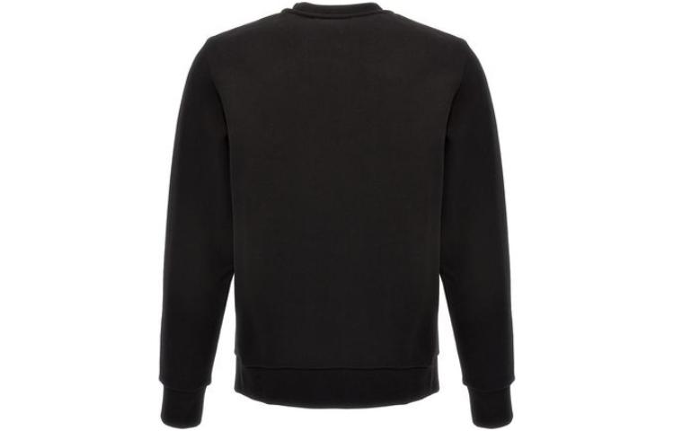 Lookbook モンクレール ブラック カラーブロック ロゴプリント クルーネック 長袖スウェット 8G00067809KX999