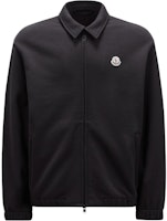 Moncler Black Cotton Fleece Zip-Up Shirt Jacket J10918G0005889AEN998 Moncler Black Cotton Fleece Zip-Up Shirt Jacket J10918G0005889AEN998