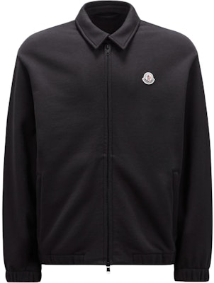 Moncler Black Cotton Fleece Zip-Up Shirt Jacket J10918G0005889AEN998 Order Moncler Black Cotton Fleece Zip-Up Shirt Jacket J10918G0005889AEN998
