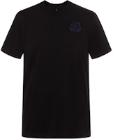 Moncler Black Cotton Knit Short Sleeve T-Shirt I20918C0006983927999 Moncler Black Cotton Knit Short Sleeve T-Shirt I20918C0006983927999