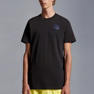 Camiseta de Manga Corta Negra de Algodón Moncler. I20918C0006983927999 Shop Camiseta de Manga Corta Negra de Algodón Moncler. I20918C0006983927999