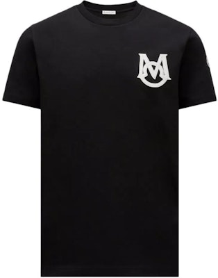 Moncler Black Crew Neck Logo Patch Short Sleeve T-Shirt. J20918C000218390T999 Buy Moncler Black Crew Neck Logo Patch Short Sleeve T-Shirt. J20918C000218390T999