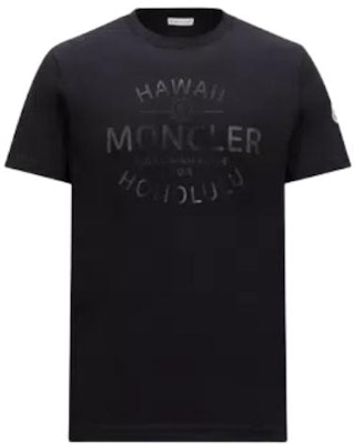 Moncler Black Crewneck T-Shirt with Letter Logo Print. J10918C0004089AJS999 Order Moncler Black Crewneck T-Shirt with Letter Logo Print. J10918C0004089AJS999