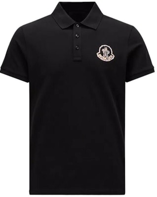 盟可睐 黑色刺绣徽标短袖POLO衫。 J10918A0002389A16998 Buy 盟可睐 黑色刺绣徽标短袖POLO衫。 J10918A0002389A16998