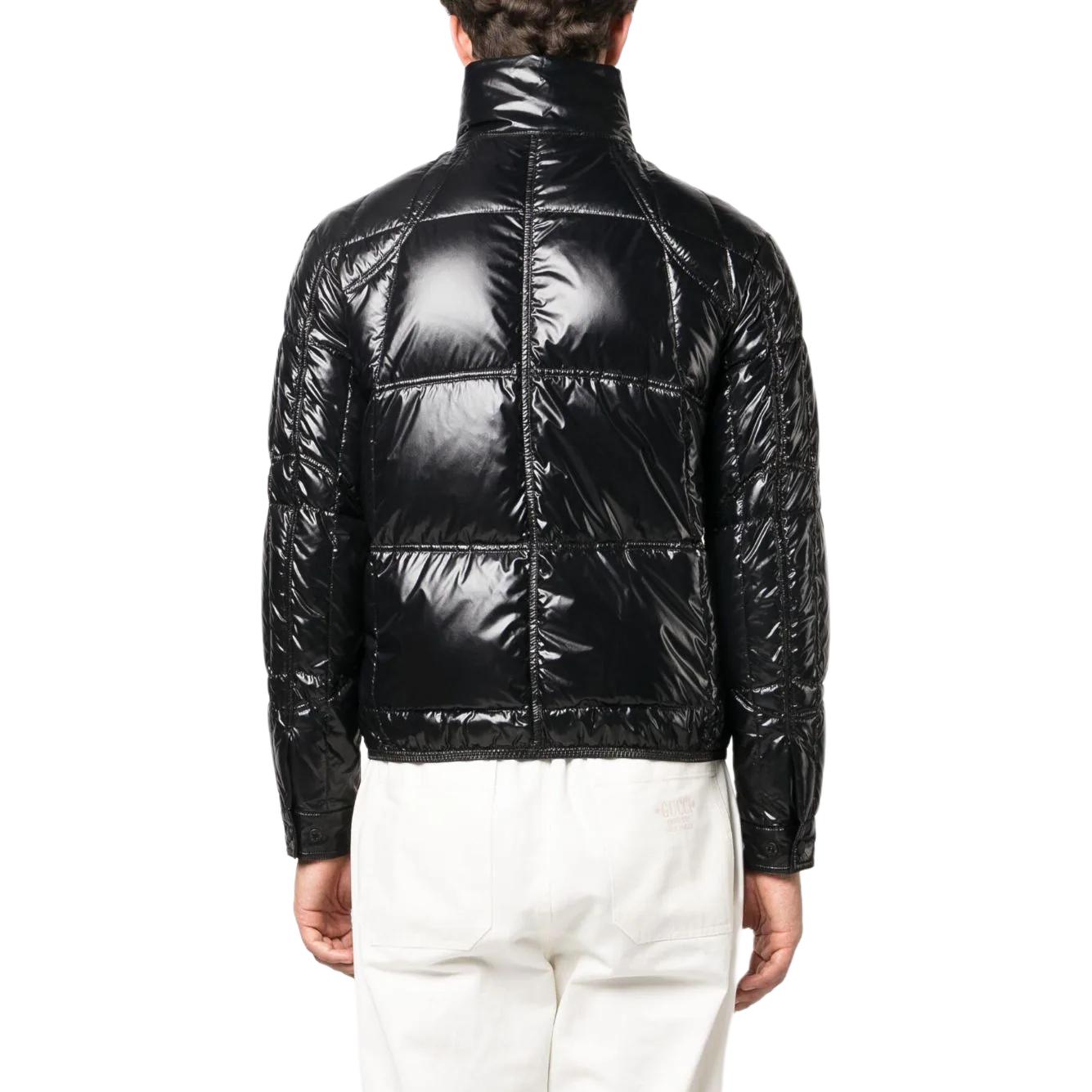 Moncler  Black Glossy Logo Badge Long Sleeve Jacket. I20911A00153595GJ 圖 4