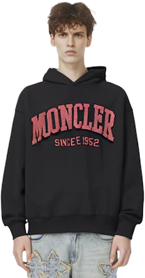 Sudadera Moncler Oversize Negra Brillante con Logo de Algodón y Manga Larga. I10918G00020M2642999 Shop Sudadera Moncler Oversize Negra Brillante con Logo de Algodón y Manga Larga. I10918G00020M2642999