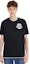 Sizing Moncler Black Graphic Print Crew Neck Short Sleeve T-Shirt J10918C0004689AJS998