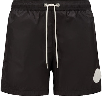 Moncler Black Graphic Print Loose-Fit Straight-Leg Casual Shorts. I10912C0001653326999 Buy Moncler Black Graphic Print Loose-Fit Straight-Leg Casual Shorts. I10912C0001653326999