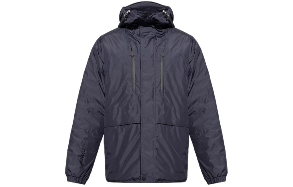 Moncler  Black Hooded Casual Long-Sleeve Jacket I10971A0000454A7Q778