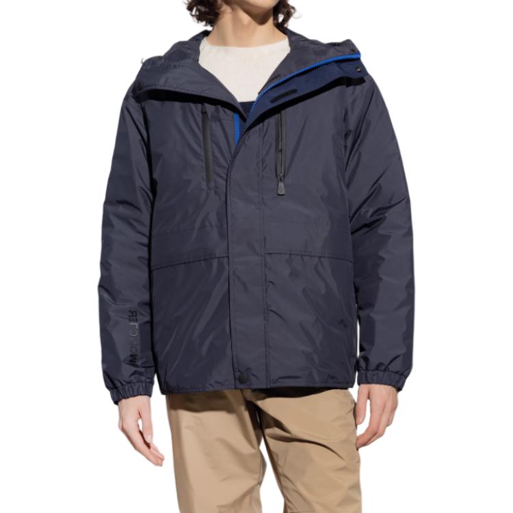 Moncler  Black Hooded Casual Long-Sleeve Jacket I10971A0000454A7Q778 圖 3