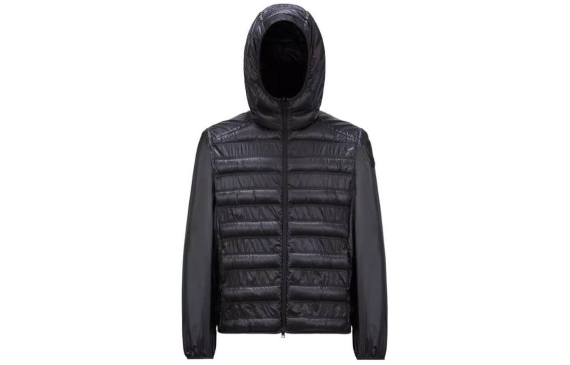 Moncler  Black Hooded Logo Puffer Jacket J10911A00108595B1999 圖 2