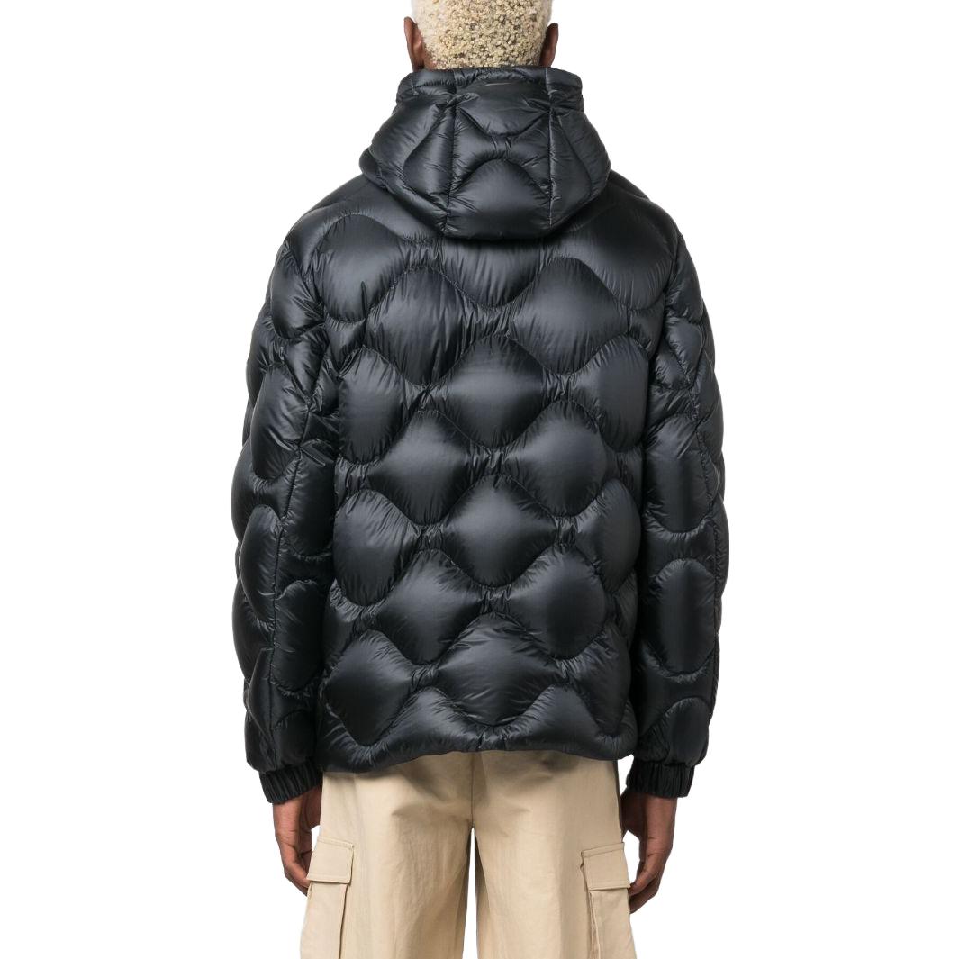 Moncler  Black Hooded Quilted Puffer Jacket with Zipper. I20911A000535967G999 圖 4