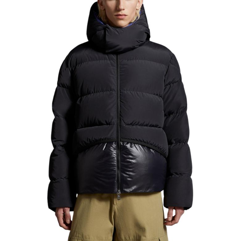 Moncler  Black Hooded Zipper Puffer Jacket with Pockets I20911A00164596JT997 圖 4
