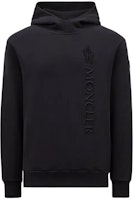 Moncler 黑色刺繡字母長袖連帽衫 J10918G0000589ADW999 Order Moncler 黑色刺繡字母長袖連帽衫 J10918G0000589ADW999