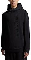 Moncler 黑色刺繡字母長袖連帽衫 J10918G0000589ADW999 Shop Moncler 黑色刺繡字母長袖連帽衫 J10918G0000589ADW999