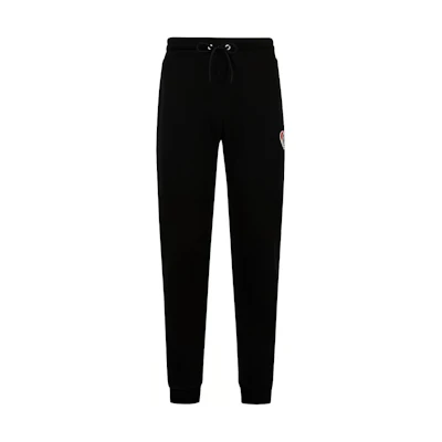 Moncler Black Jogger Sweatpants with Logo and Drawstring. J10918H00005899V4999