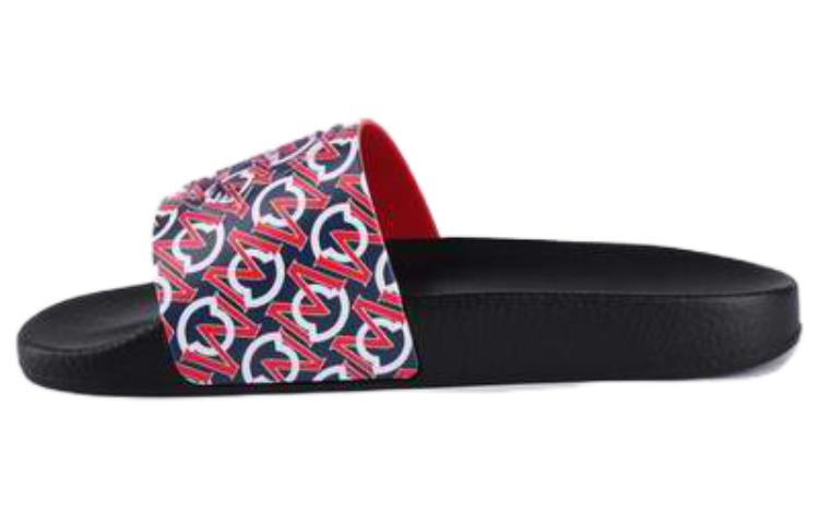 Moncler 'Black Leather Comfort Slide' 4C7004002SUQ455