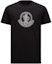 Buy Moncler Black Letter Print Casual Crewneck T-Shirt. J10918C0002889A17999