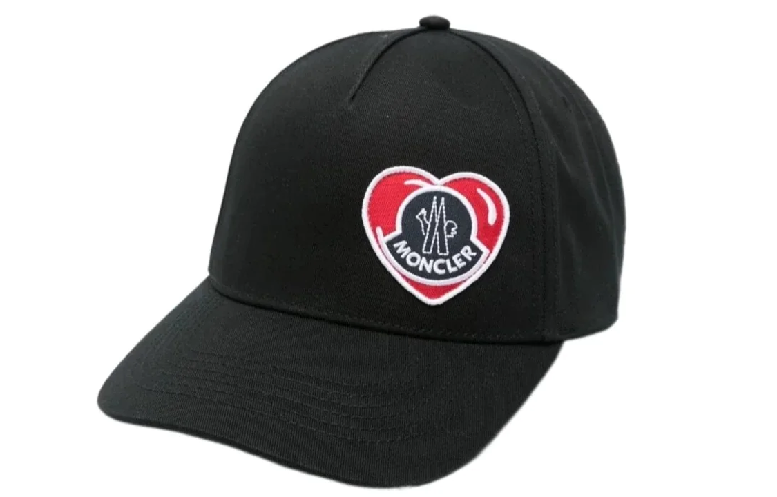 Moncler  Black Logo Cotton Baseball Cap. J10913B000320U162999