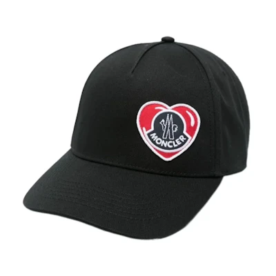 Moncler Black Logo Cotton Baseball Cap. J10913B000320U162999