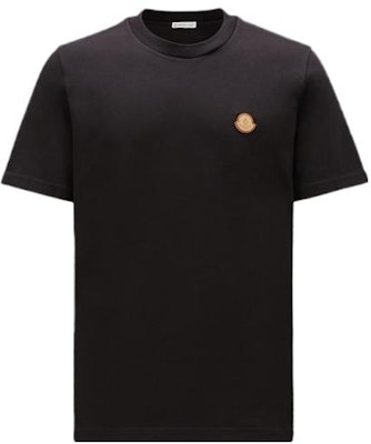 モンクレール ブラック ロゴ クルーネック 半袖 Tシャツ 120918C000518390T999 Order モンクレール ブラック ロゴ クルーネック 半袖 Tシャツ 120918C000518390T999