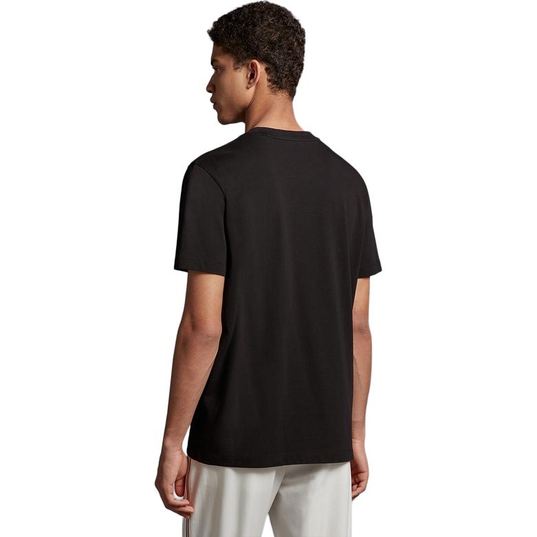 Moncler  Black Logo Crewneck Short Sleeve T-Shirt. J10918C000578390T999 圖 4