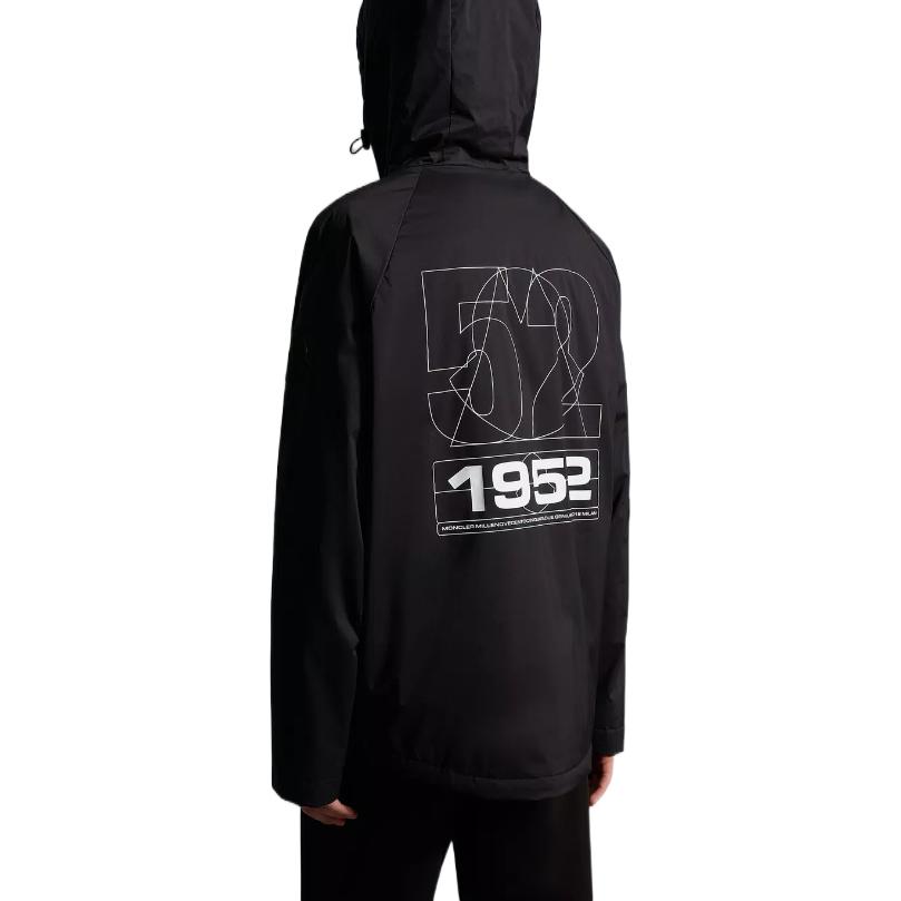 Moncler  Black Logo Long-Sleeve Zip-Up Hooded Down Jacket. H20921A00013M2030999 圖 5