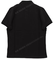 Moncler Kemeja-T Hitam Logo Patch Polo Lengan Pendek Kasual. 8A00030899UR999 Lookbook Moncler Kemeja-T Hitam Logo Patch Polo Lengan Pendek Kasual. 8A00030899UR999