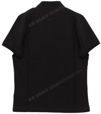 Moncler Kaos Hitam Logo Patch Polo Lengan Pendek Kasual. 8A00030899UR999 Lookbook Moncler Kaos Hitam Logo Patch Polo Lengan Pendek Kasual. 8A00030899UR999