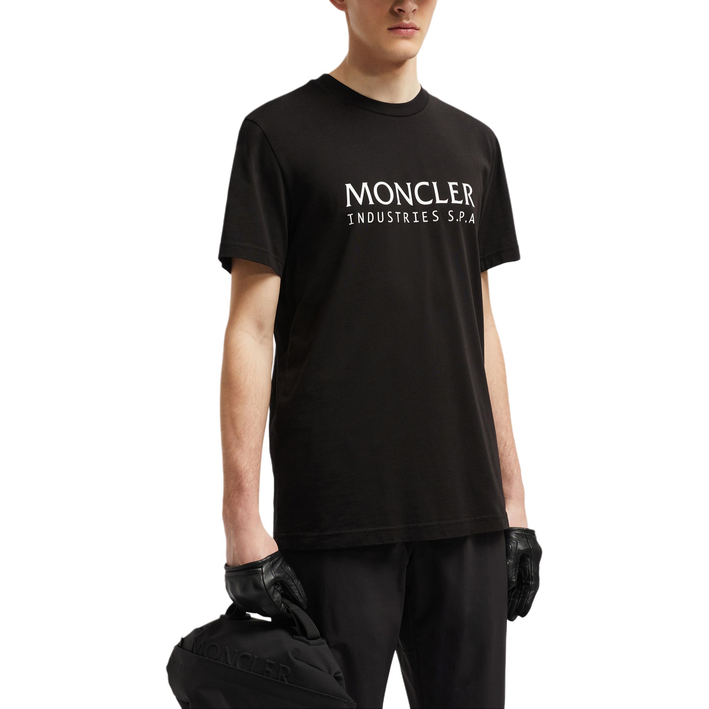 Purchase 蒙口 黑色Logo印花休闲圆领T恤 J20918C0001489A17999