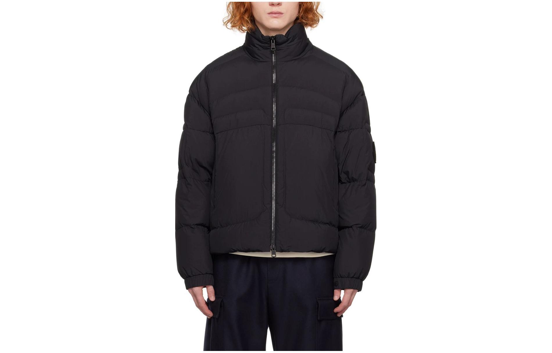 Moncler  Black Long-Sleeve Down Jacket with Stand Collar 1A00014-596W4-999 圖 2