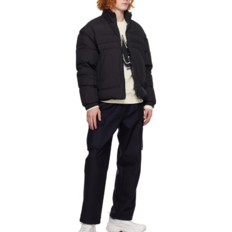 Moncler  Black Long-Sleeve Down Jacket with Stand Collar 1A00014-596W4-999 圖 3